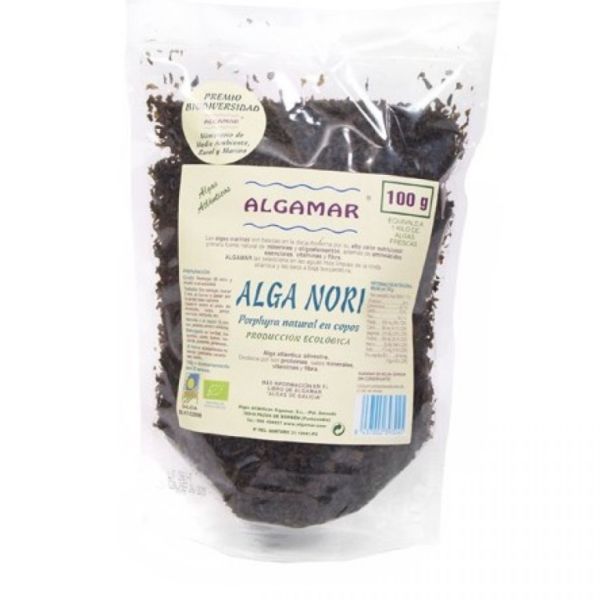 Alga Nori em flocos 100 g - ALGAMAR