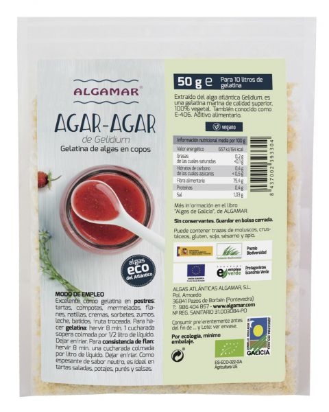 Agar agar en copos - ALGAMAR