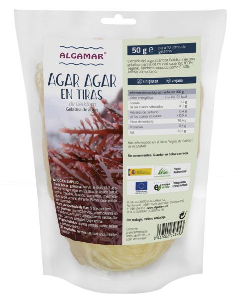 Agar agar a tires - ALGAMAR