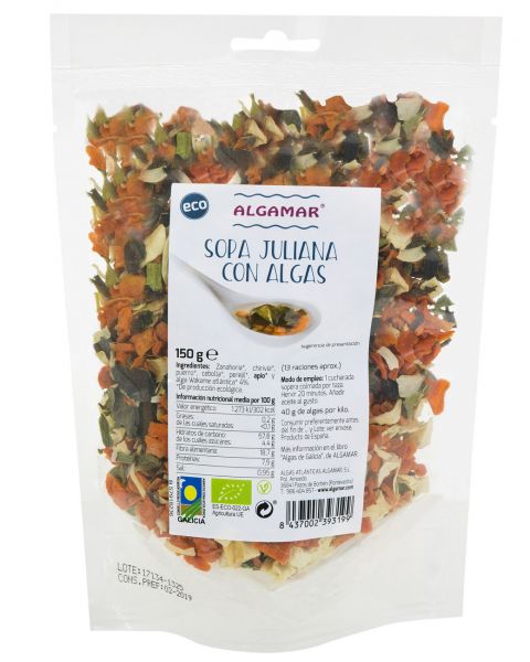 Sopa juliana amb algues 150 grams - ALGAMAR