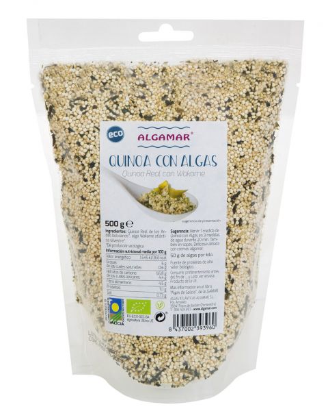 Quinoa aux algues 500 grammes - ALGAMAR