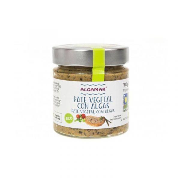 Paté vegetal amb alga perceb 180 grams - ALGAMAR