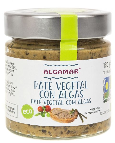 Paté d'algues amb tofu 180 grams - ALGAMAR