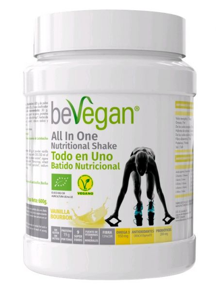 Tudo em um Shake Nutricional de Baunilha - BEVEGAN