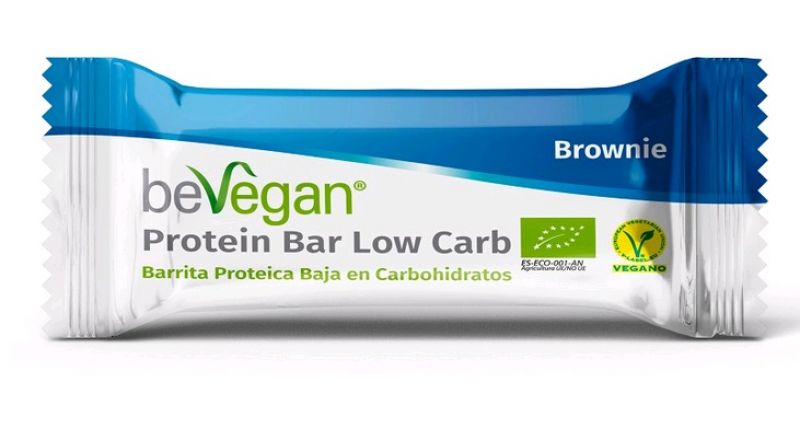 Barra De Proteína De Brownie - BEVEGAN