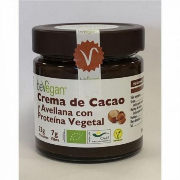 Crema Cacao Avellanas 200 g - BEVEGAN