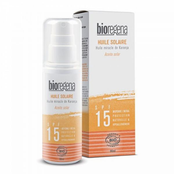 Aceite Solar SPF 15 90 ml - BIOREGENA