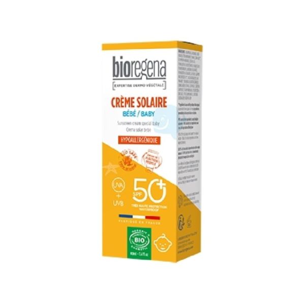 Crème Solaire Bébé SPF50+ 40 ml - BIOREGENA