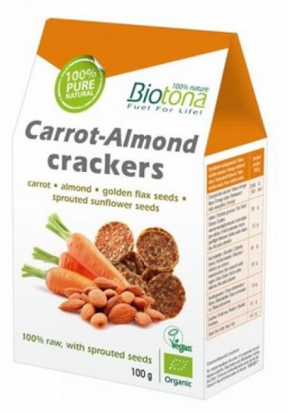 Carrot and Almond Cookie 100 g - BIOTONA