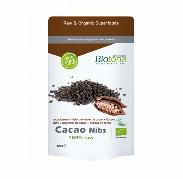 Biologische Cacaobonen 300 g - BIOTONA