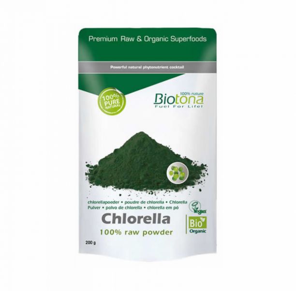 BIO Chlorella Poeder 200 gr - BIOTONA