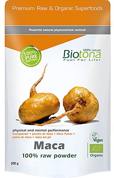 Maca Orgânica em Pó 200 g - BIOTONA