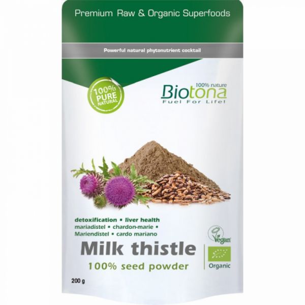 BIO Milk Thistle Seed Powder 200 g - BIOTONA