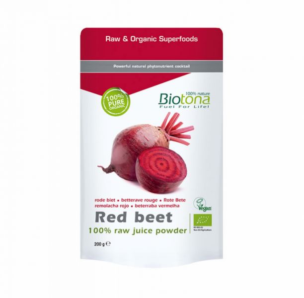 BIO Red Beet Powder 200 g - BIOTONA