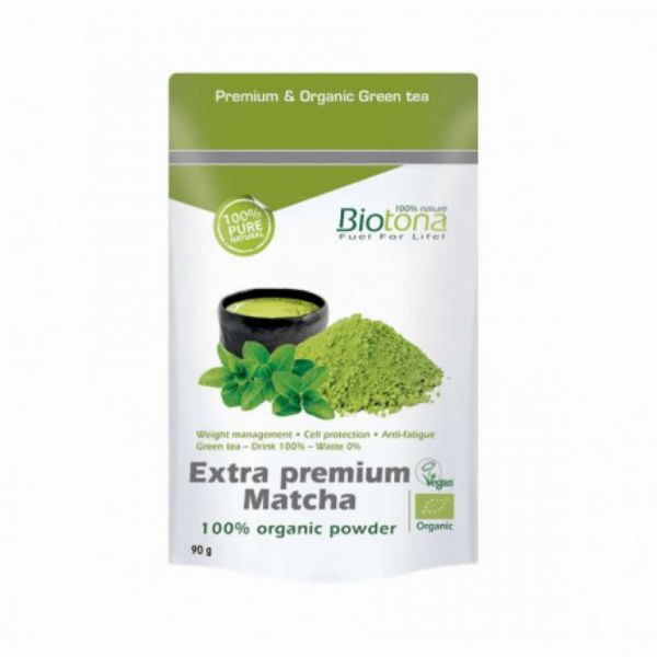 Matcha Extra Premium BIO 90 g - BIOTONA