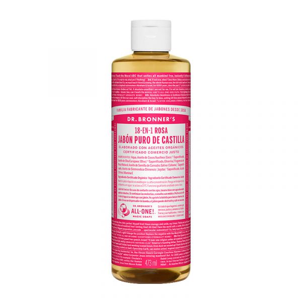 Roses Flytande Tvål 475 ml - DR BRONNER