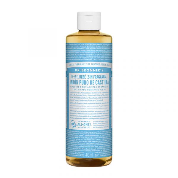 Jabón Líquido Bebés Neutral 475 ml - DR BRONNER