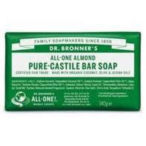 Almond Bar Soap 140 g - DR BRONNER