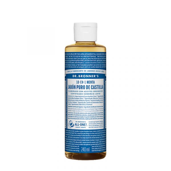 Flüssigseife Minze 240 ml - DR BRONNER