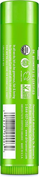 Baume à Lèvres Lime Citron 4 g - DR BRONNER Img 2