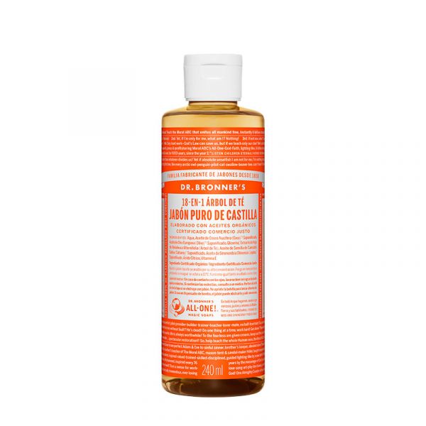 Jabón Líquido Árbol del Té 240 ml - DR BRONNER