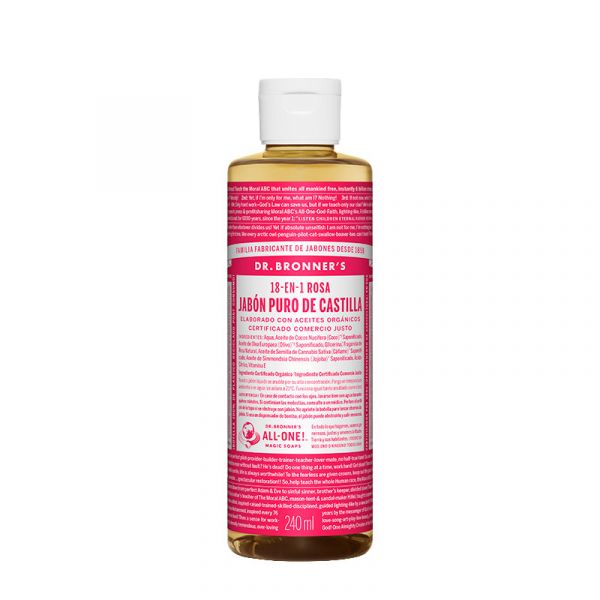 Flüssigseife Rosen 240 ml - DR BRONNER