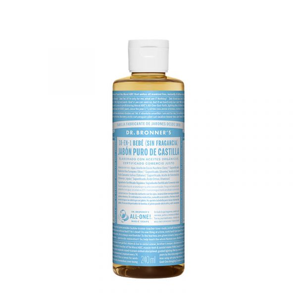 Jabón Líquido Bebés Neutral 240 ml - DR BRONNER