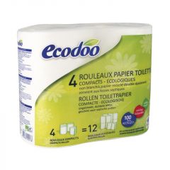 Buy ECODOO Recycled Toilet Paper 4 Units By 5,99€