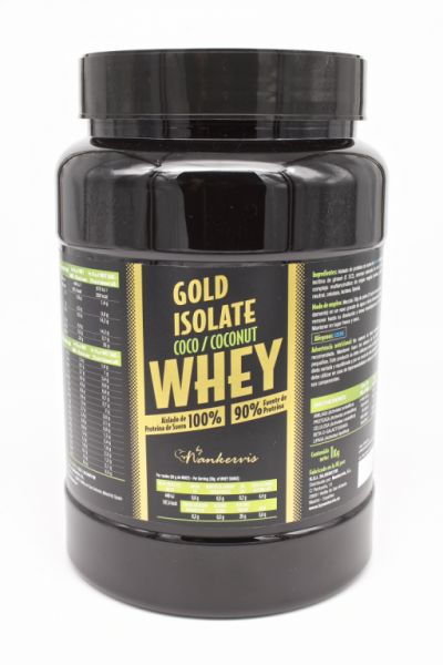 GOLD ISOLAT WHEY COCO DE 1 KG - NANKERVIS