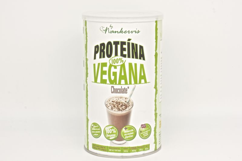 PROTEINA VEGANA SABOR CHOCOLATE 450G - NANKERVIS