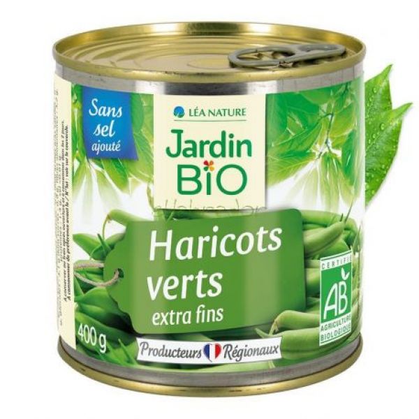 Extra Fijne Sperziebonen 400 g - JARDIN BIO