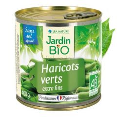 Buy JARDIN BIO Extra Fine Green Beans 400 g By 2,90€