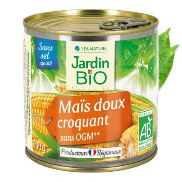 Milho Doce Não OGM 300 g - JARDIN BIO