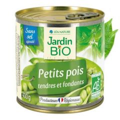 Buy JARDIN BIO Peas without Added Salt 400 g By 2,95€