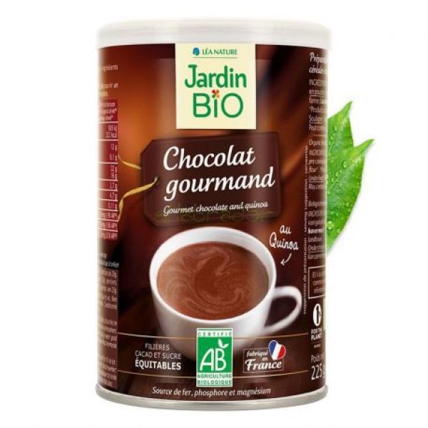 Chocolate Gourmet com Quinoa 225 g - JARDIN BIO