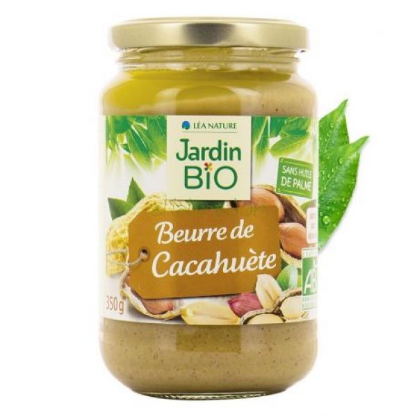 Beurre de cacahuète 350 g - JARDIN BIO