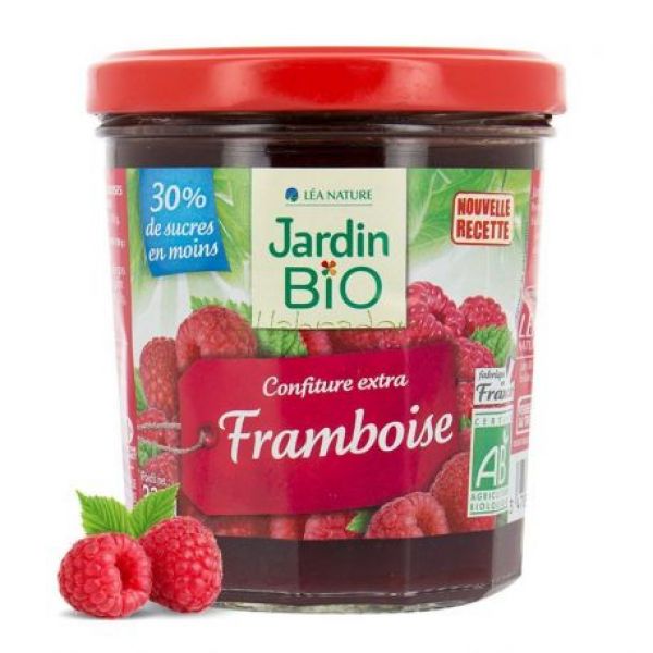 Biofruits Frambozenjam 320 g - JARDIN BIO