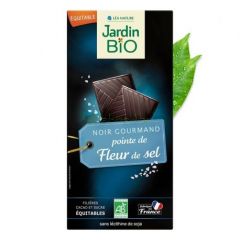 Buy JARDIN BIO Dark Chocolate with Fleur de Sel 100 g By 3,49€