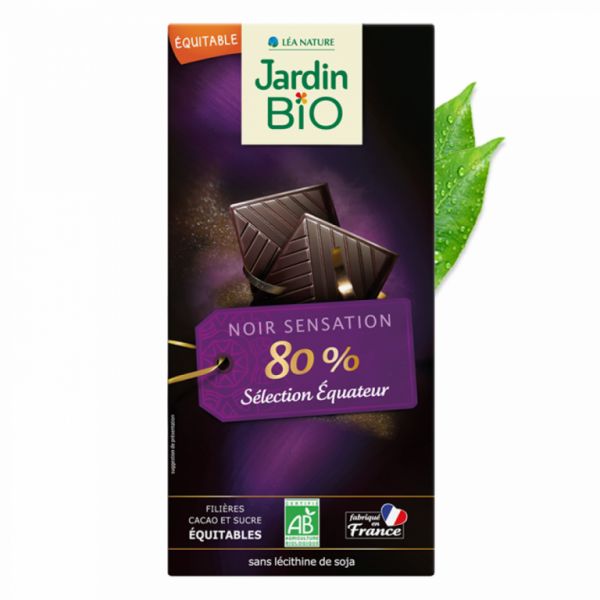 Chocolat Noir Sensation 80% Cacao 100 g