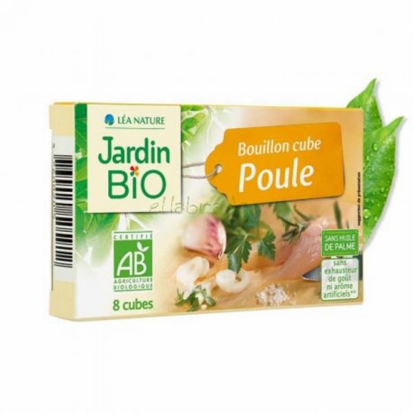 Cubes de poulet sans huile de palme 8 x 10 g