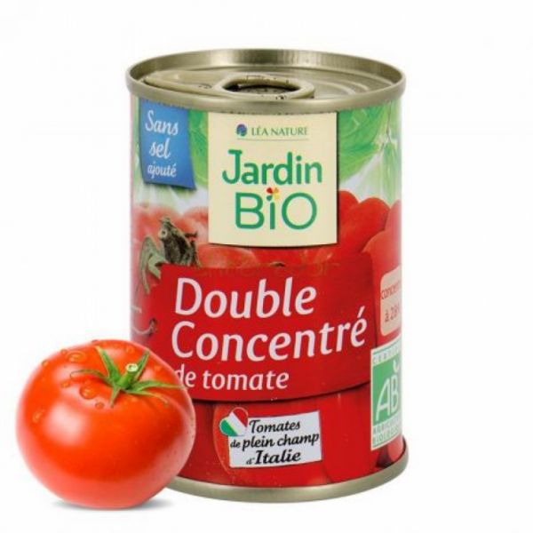 Concentré Double Tomate en Pot 140 g - JARDIN BIO