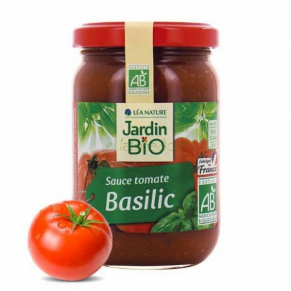 Tomato and Basil Sauce 200g - JARDIN BIO