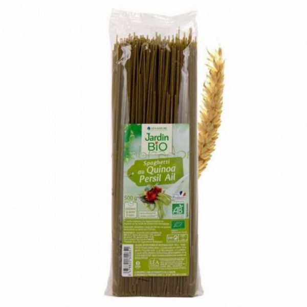 Esparguete Quinoa Alho e Salsa 500 g - JARDIN BIO