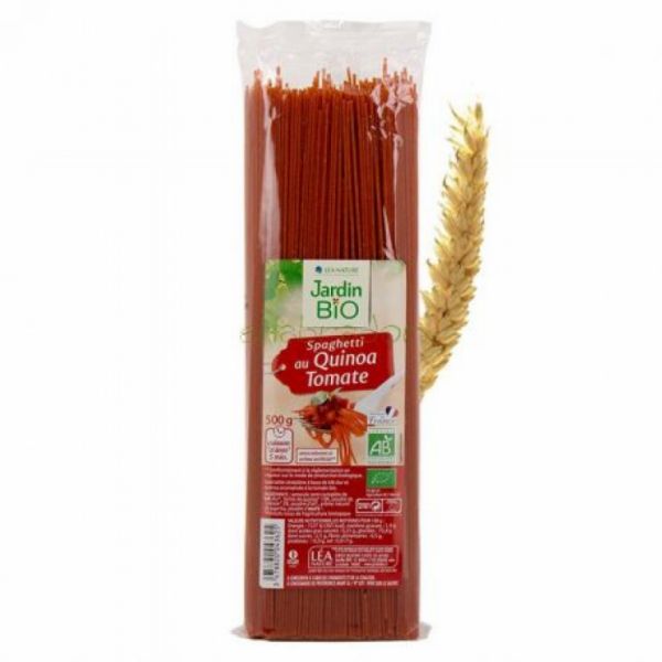 Spaghetti Quinoa och tomat 500 g - JARDIN BIO