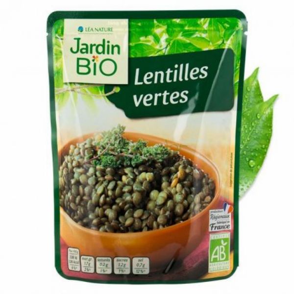 Green Lentils 250 g - JARDIN BIO