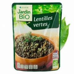 Buy JARDIN BIO Green Lentils 250 g By 2,69€