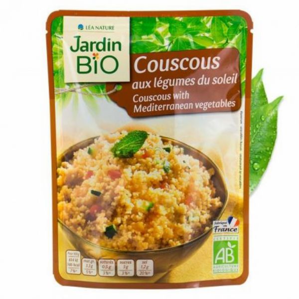 Cous cous with vegetables 220 g - JARDIN BIO