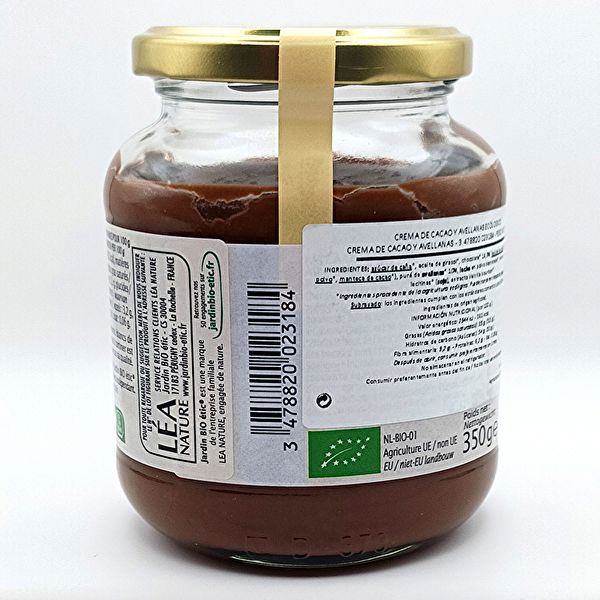 Crema de Cacao con Avellanas sin Aceite de Palma Img 4