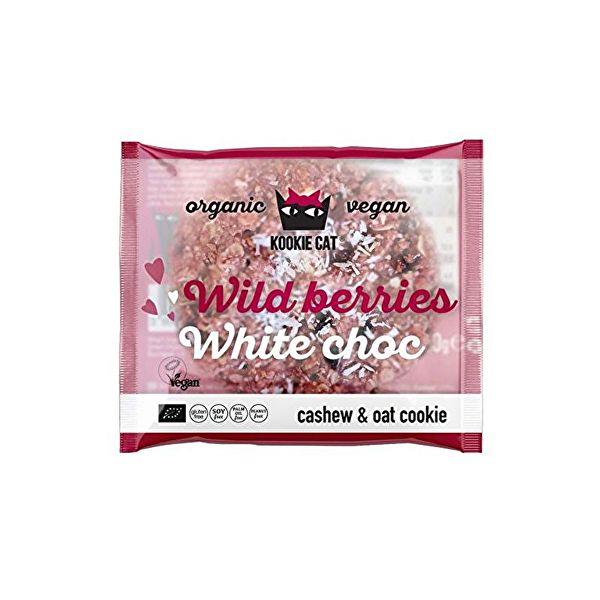 Kookie Cat Wild Berries And White Choc 50 g