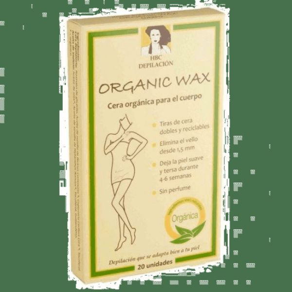 Biologische Bodywax in strips 20 strips - HBC